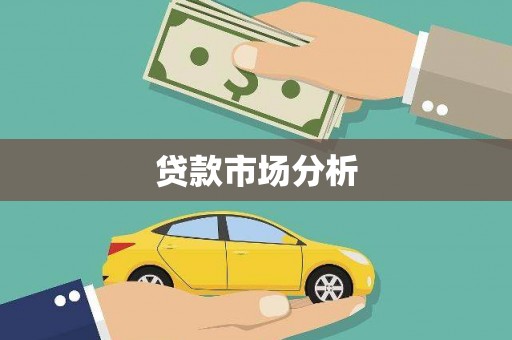庄浪贷款市场分析