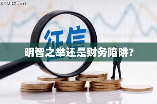 庄浪明智之举还是财务陷阱？