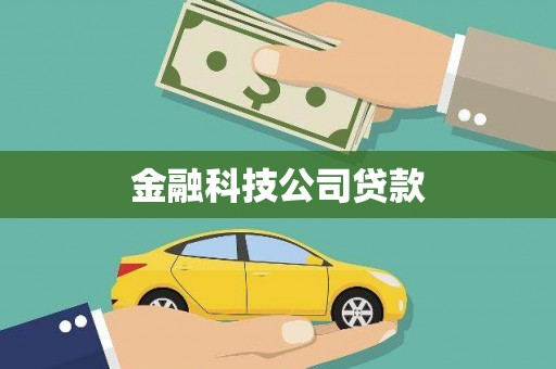庄浪金融科技公司贷款