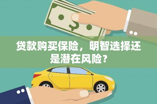 庄浪贷款购买保险，明智选择还是潜在风险？