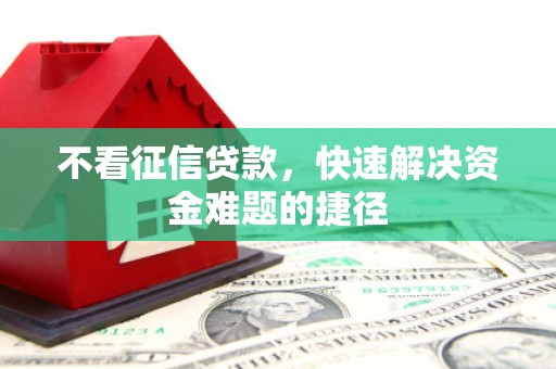 庄浪不看征信贷款，快速解决资金难题的捷径