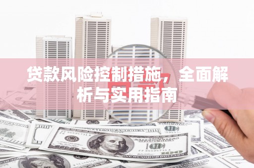 庄浪贷款风险控制措施，全面解析与实用指南