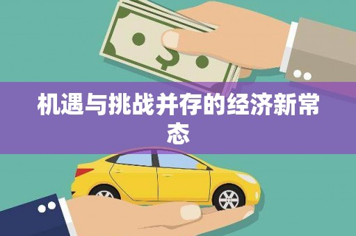 庄浪机遇与挑战并存的经济新常态