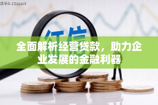 庄浪全面解析经营贷款，助力企业发展的金融利器