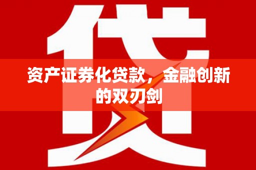 庄浪资产证券化贷款，金融创新的双刃剑