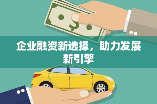 庄浪企业融资新选择，助力发展新引擎