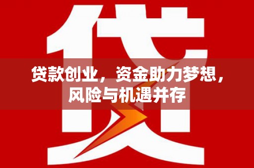 庄浪贷款创业，资金助力梦想，风险与机遇并存