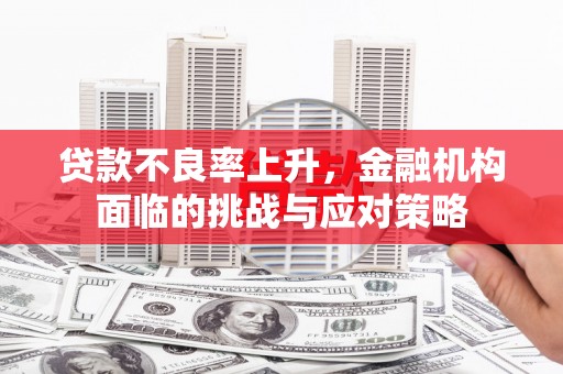 庄浪贷款不良率上升，金融机构面临的挑战与应对策略