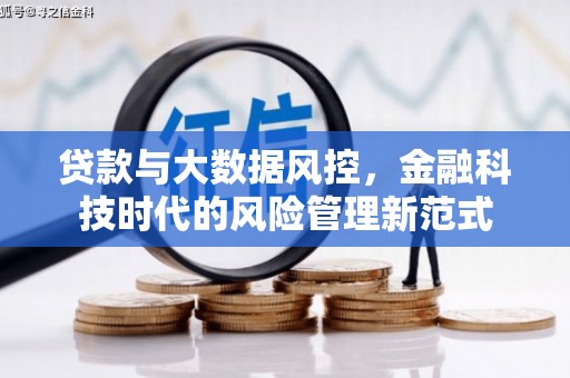庄浪贷款与大数据风控，金融科技时代的风险管理新范式