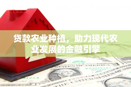 庄浪贷款农业种植，助力现代农业发展的金融引擎