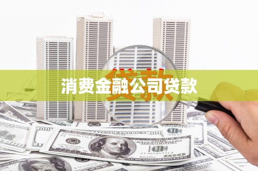 庄浪消费金融公司贷款