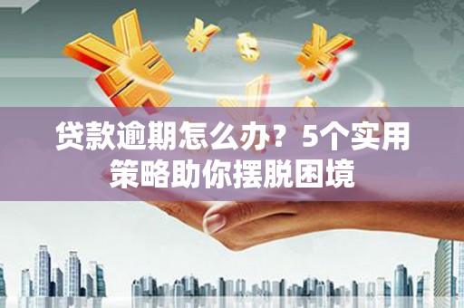 庄浪贷款逾期怎么办？5个实用策略助你摆脱困境