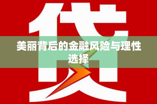 庄浪美丽背后的金融风险与理性选择