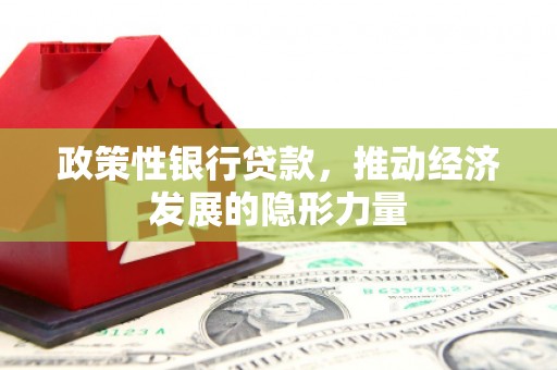 庄浪政策性银行贷款，推动经济发展的隐形力量