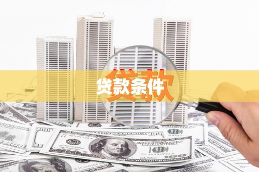 庄浪贷款条件