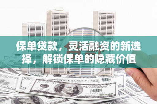 庄浪保单贷款，灵活融资的新选择，解锁保单的隐藏价值