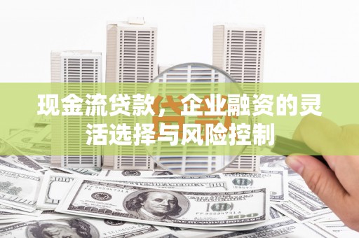 庄浪现金流贷款，企业融资的灵活选择与风险控制