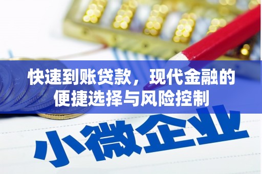 庄浪快速到账贷款，现代金融的便捷选择与风险控制