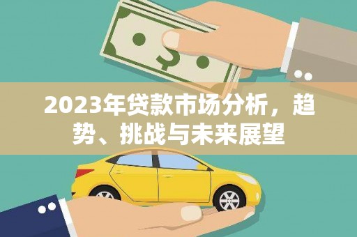 庄浪2023年贷款市场分析，趋势、挑战与未来展望
