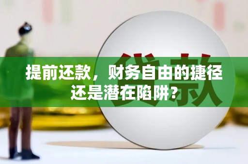 庄浪提前还款，财务自由的捷径还是潜在陷阱？