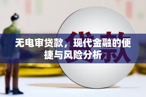 庄浪无电审贷款，现代金融的便捷与风险分析