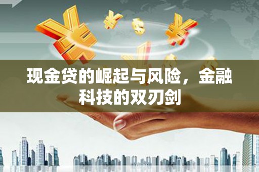 庄浪现金贷的崛起与风险，金融科技的双刃剑