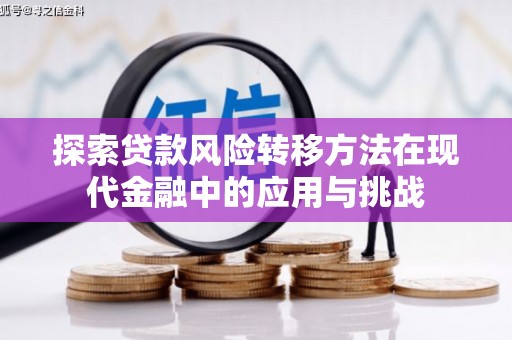 庄浪探索贷款风险转移方法在现代金融中的应用与挑战