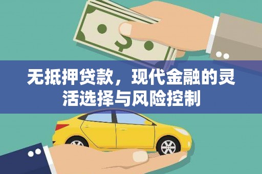 庄浪无抵押贷款，现代金融的灵活选择与风险控制