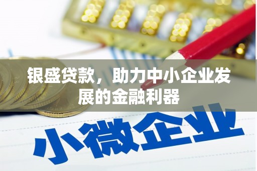 庄浪银盛贷款，助力中小企业发展的金融利器
