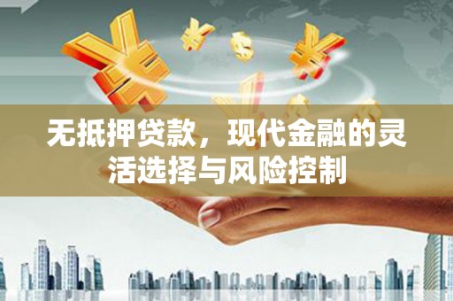 庄浪无抵押贷款，现代金融的灵活选择与风险控制