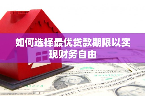 庄浪如何选择最优贷款期限以实现财务自由