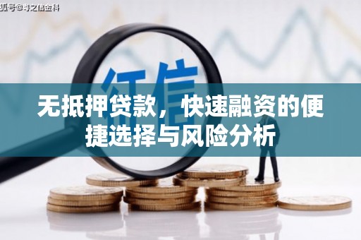 庄浪无抵押贷款，快速融资的便捷选择与风险分析