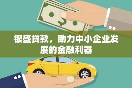 庄浪银盛贷款，助力中小企业发展的金融利器