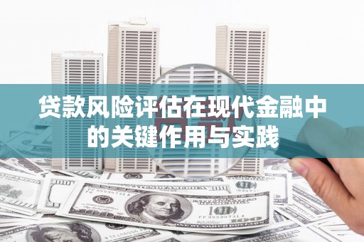庄浪贷款风险评估在现代金融中的关键作用与实践