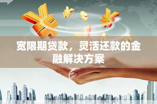 庄浪宽限期贷款，灵活还款的金融解决方案