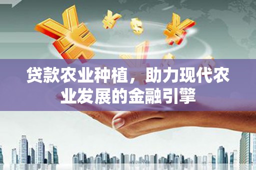庄浪贷款农业种植，助力现代农业发展的金融引擎