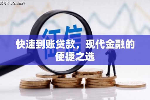 庄浪快速到账贷款，现代金融的便捷之选