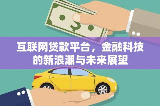庄浪互联网贷款平台，金融科技的新浪潮与未来展望