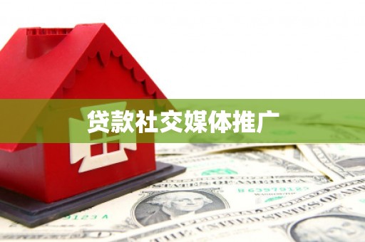 庄浪贷款社交媒体推广