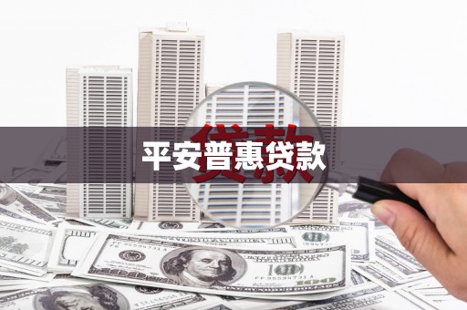 庄浪平安普惠贷款