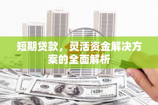 庄浪短期贷款，灵活资金解决方案的全面解析