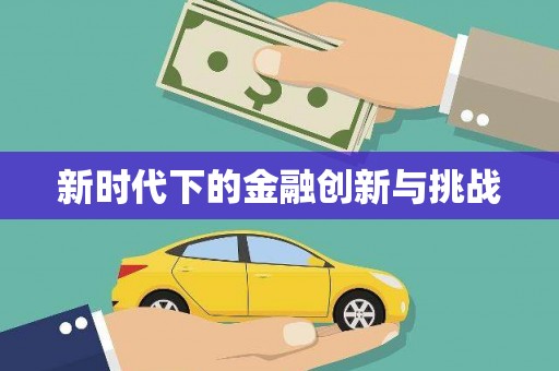 庄浪新时代下的金融创新与挑战