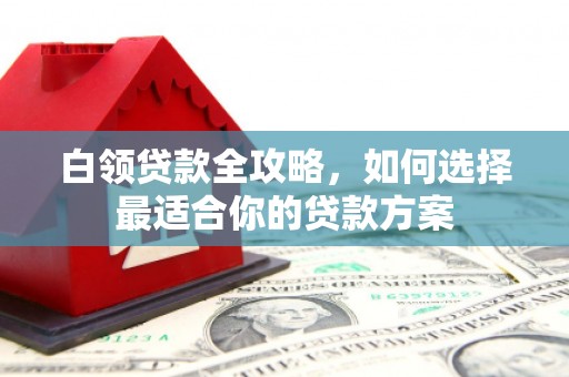 庄浪白领贷款全攻略，如何选择最适合你的贷款方案