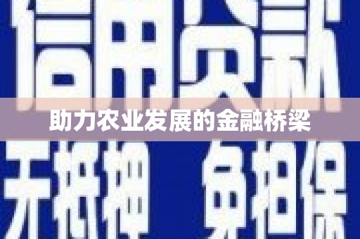 庄浪助力农业发展的金融桥梁