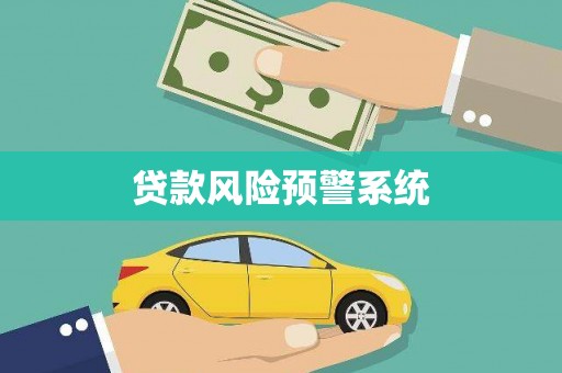 庄浪贷款风险预警系统